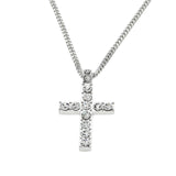 Cross Pendant Necklace Rhinestone