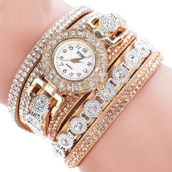 [Latest Rhinestone Bracelet Watch] - HolidayApparels